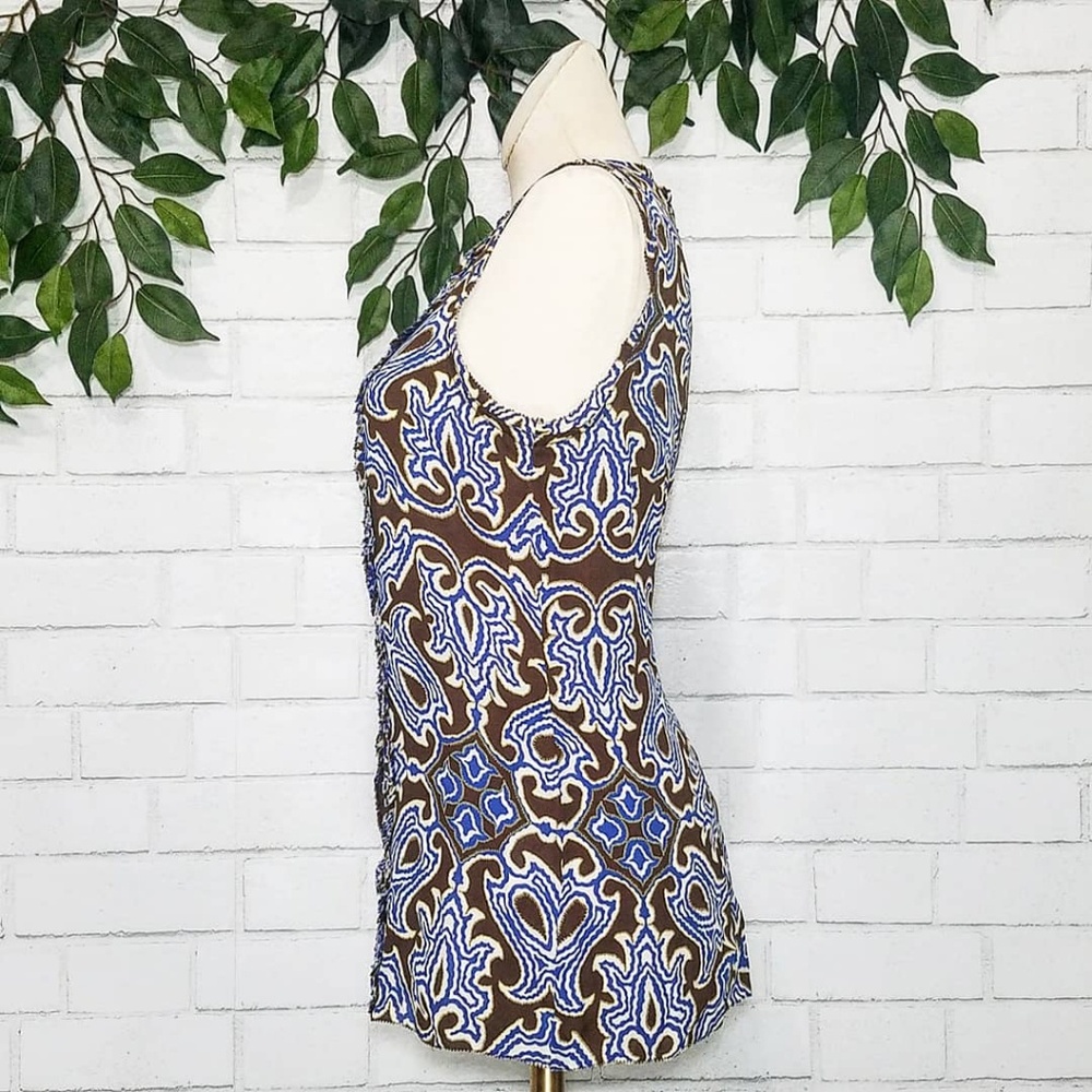Tory Burch Silk Ruffle Tank - Picture 4 of 4